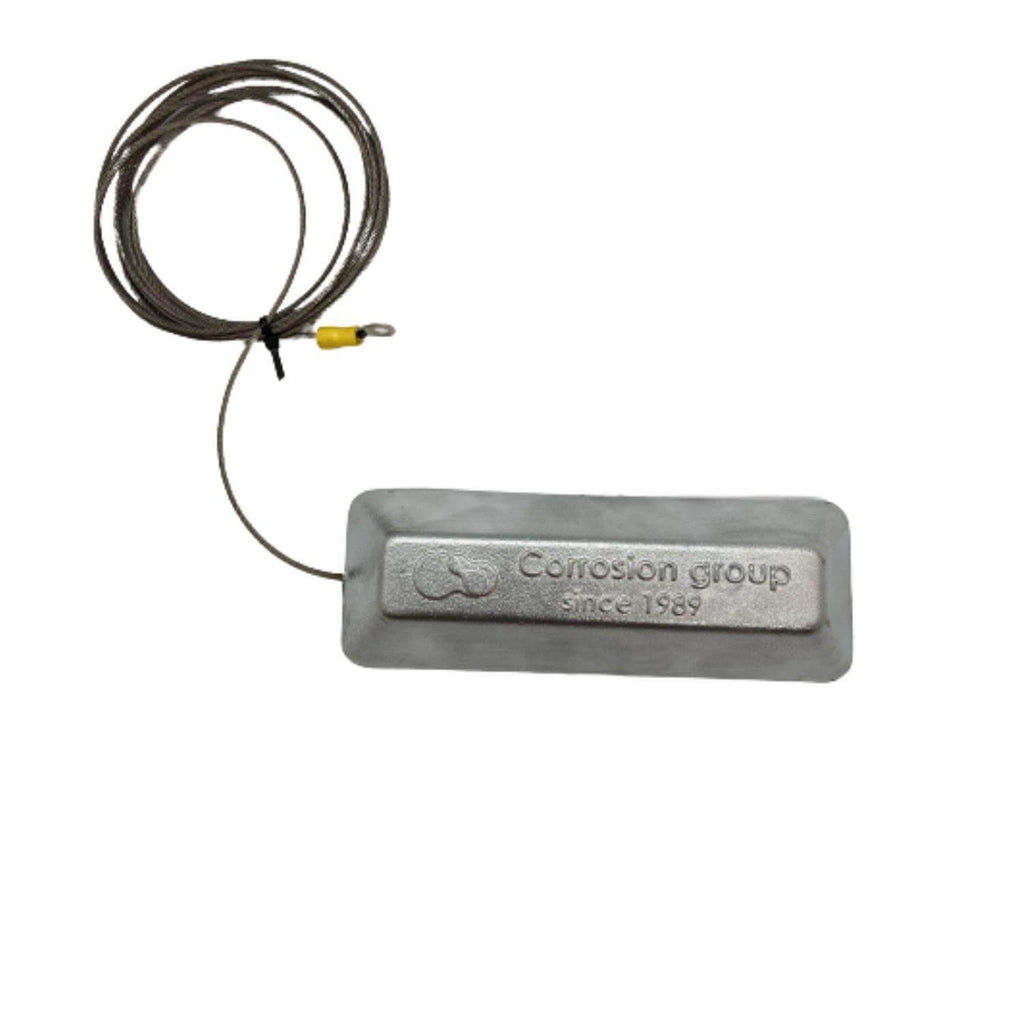 Zinc Anode 12.65Lb, wire 3m/10ft. (2mm) wire, 316L, Rfender1